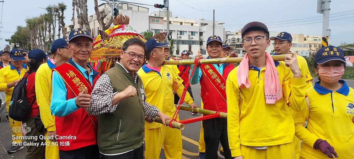 邱建富縣長初選落敗，仍勤走基層。 圖：邱建富/提供