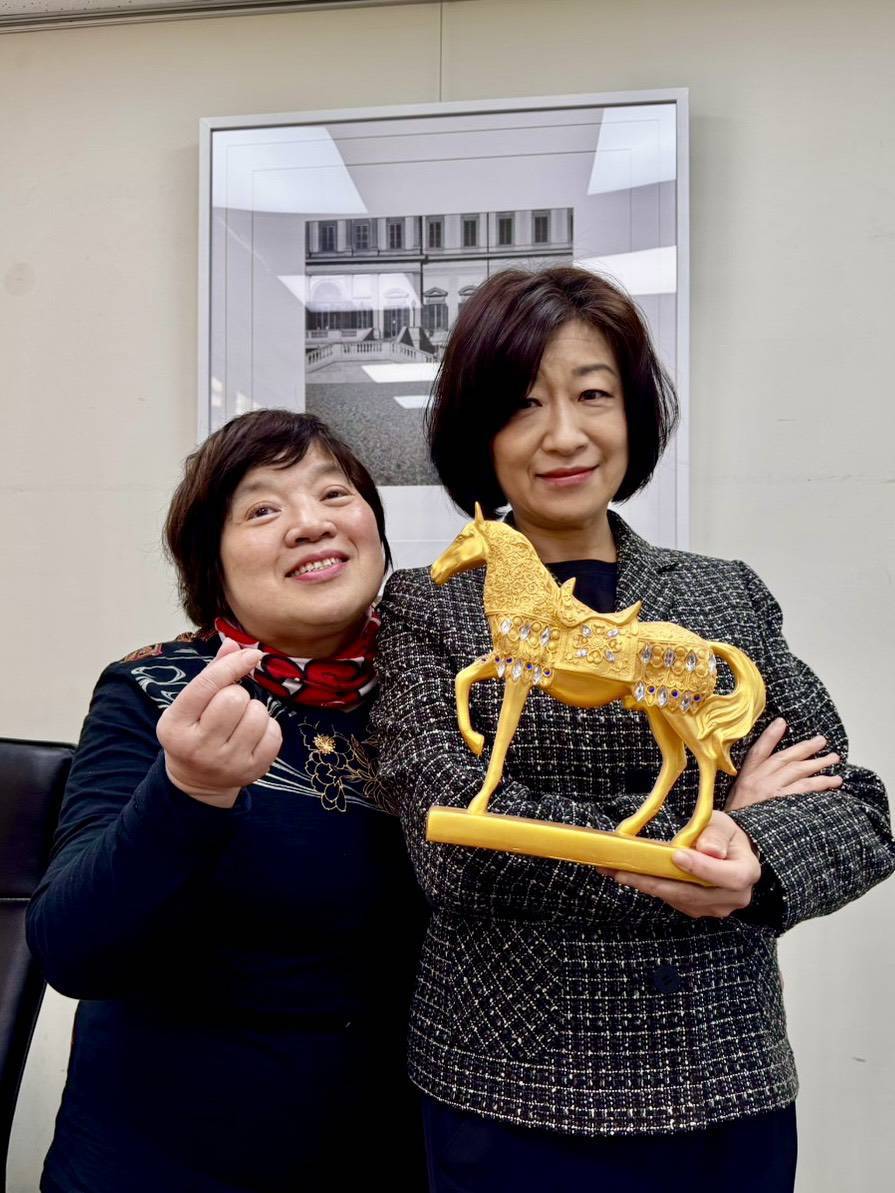 台灣兩位楊門女將促成女將高峰會。 圖：楊麗芳/提供