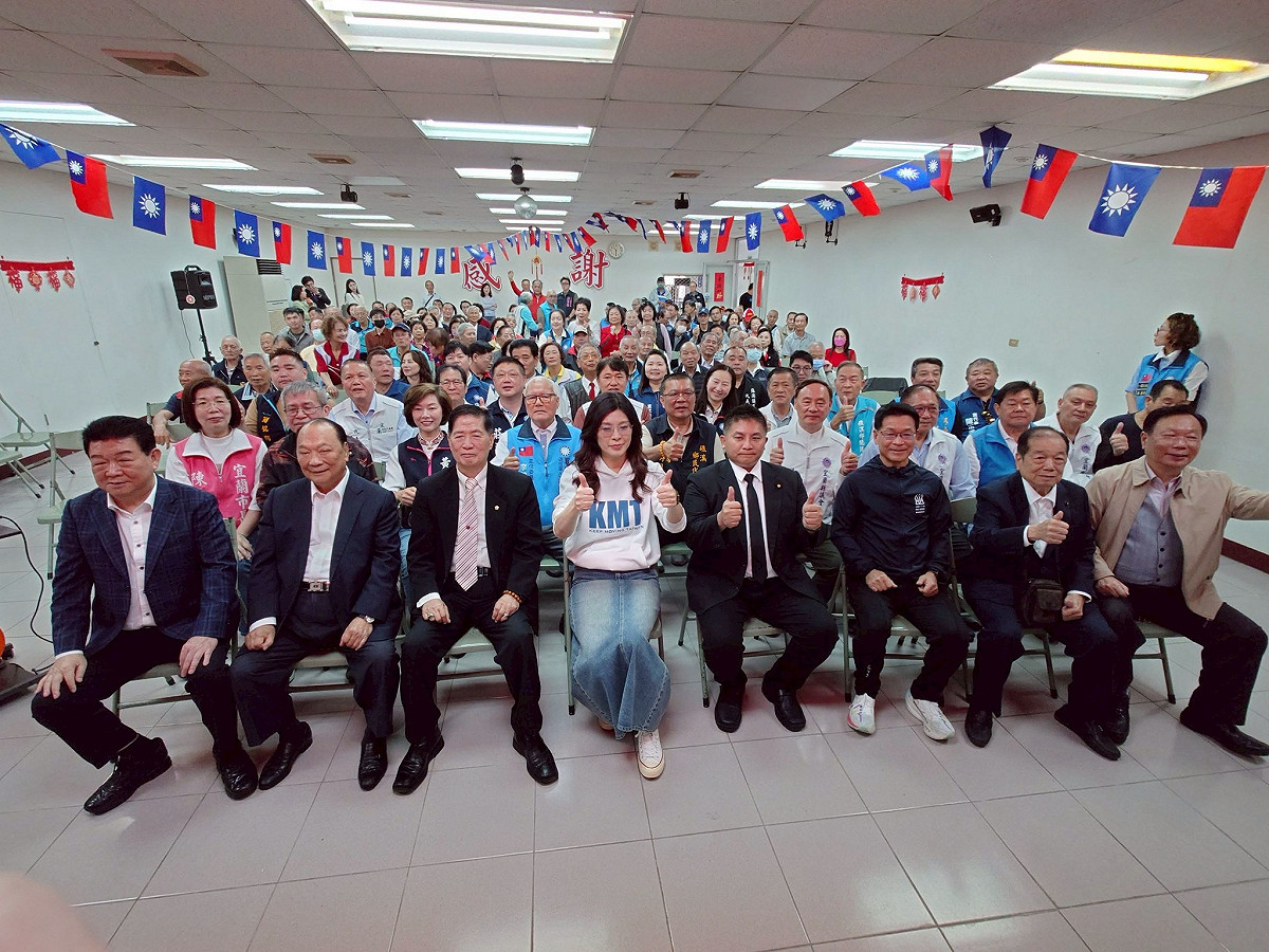 宜蘭縣議會議長張勝德缺席國民黨宜蘭黨部新春團拜引發遐想。 圖：翻攝自中國國民黨宜蘭縣黨部臉書