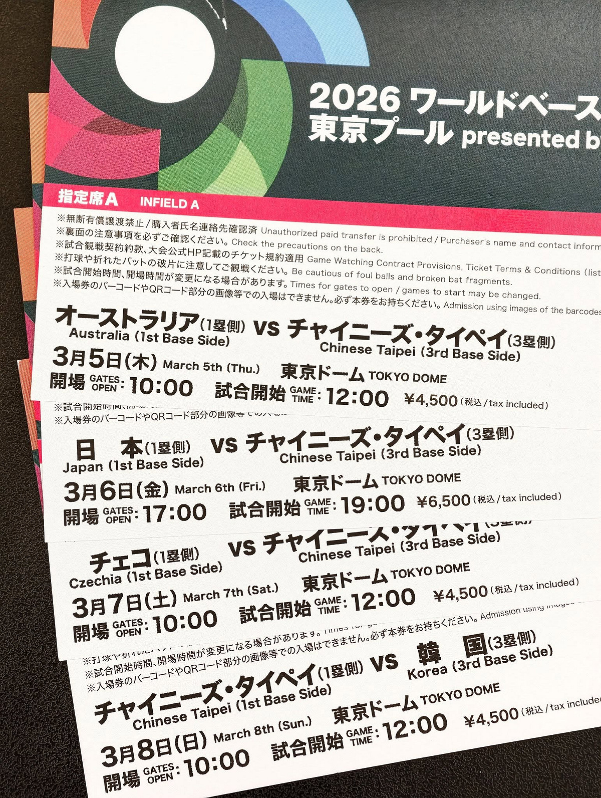 世界棒球經典賽(WBC)東京分組，將於5日正式開打。 圖：翻攝自「日本自助旅遊中毒者」