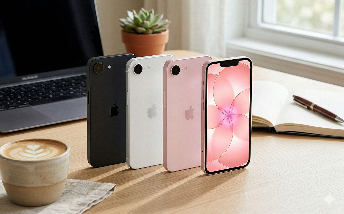 蘋果發布平價iPhone 17e，21,900元享頂規效能、256GB與磁吸充電。（圖為產品AI模擬情境） 圖：產品翻攝自蘋果官網