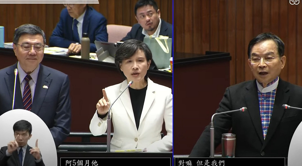 國民黨立委賴士葆質詢關切民進黨的2026台北市長人選。 圖：擷取國會頻道