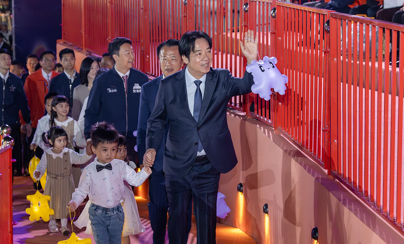 賴清德總統出席「2026台灣燈會在嘉義」開燈典禮。 圖：總統府提供