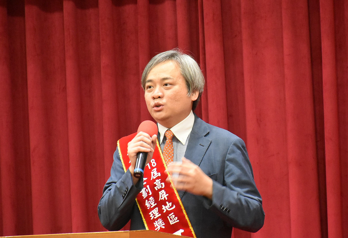 企劃經理類得獎人觀希國際法律事務所所長何星磊。 圖：孫家銘攝