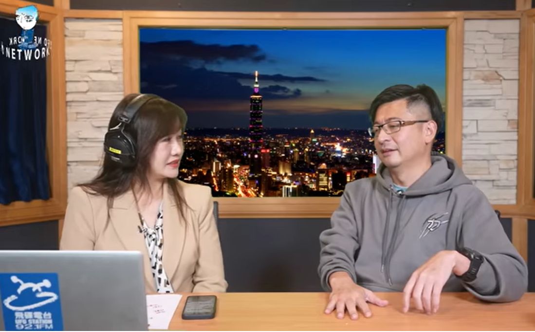 謝典霖稱（右），是賴清德總統不讓姊姊謝衣鳳選，葉耀元教授痛批，謝衣鳳不選彰化縣長關賴清德總統什麼事？這個黨是只會甩泥巴、製造仇恨的毒瘤。 圖：截自飛碟聯播網Youtube