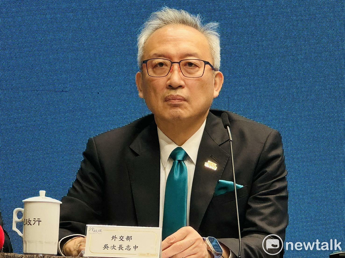 外交部次長吳志中。 圖：謝莉慧/攝