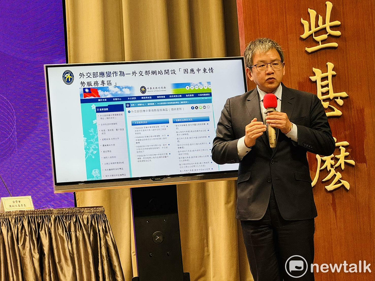 外交部亞非司長顏嘉良。 圖：謝莉慧/攝