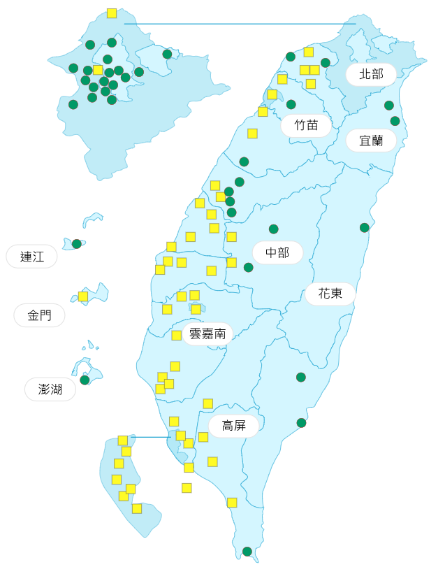 環境部公布各地空氣品質概況。 圖：環境部提供