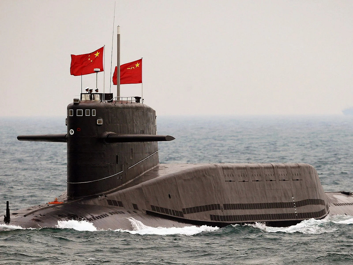 中國09Ⅳ型（北約代號：晉級，英語：Jin-class）核彈道飛彈核潛艦。 圖：翻攝解放軍海軍