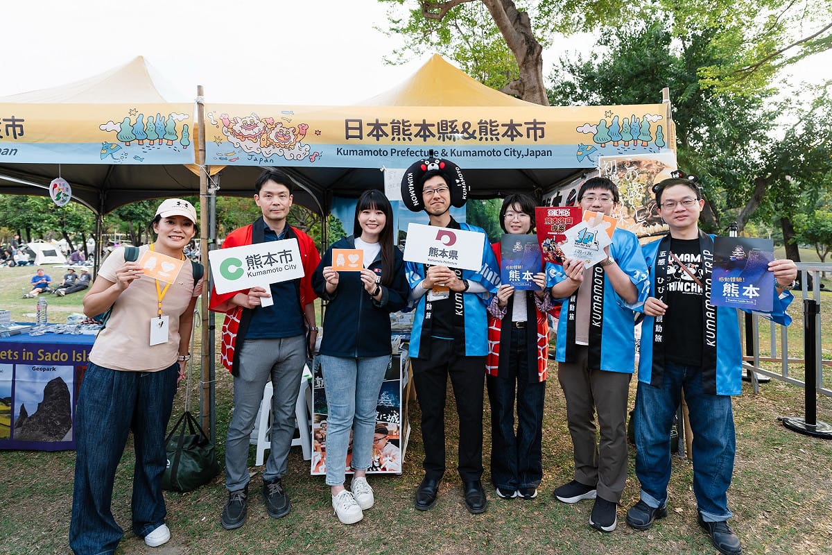 日本熊本縣、熊本市等國際城市跨海大力支持。 圖：高雄市行國處/提供