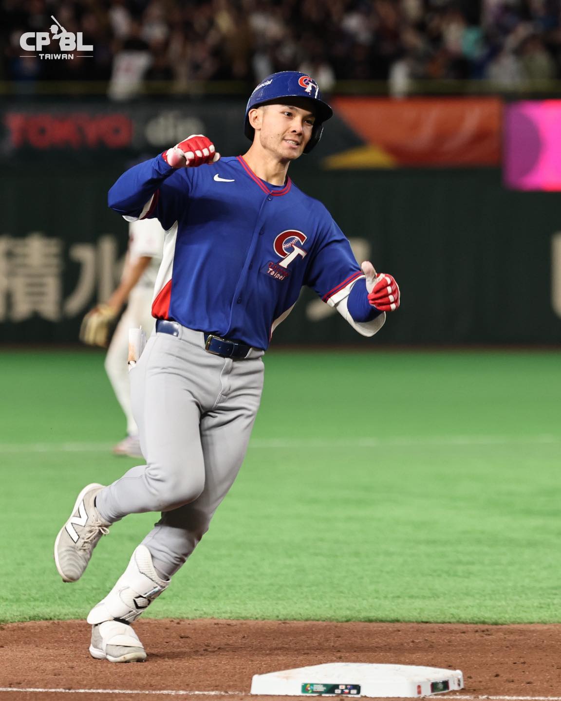 費仔在WBC棒子火燙，連兩場開轟，表現精彩。 圖：取自CPBL 中華職棒臉書
