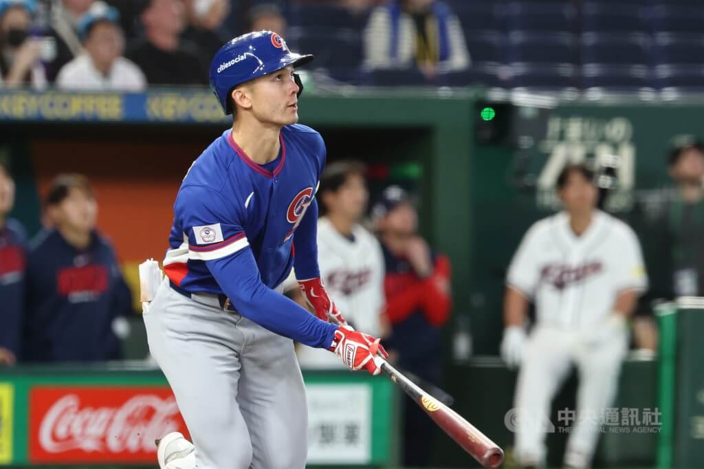 世界棒球經典賽（WBC）8日上演台韓大戰，8局上台灣隊費柴德敲出2分砲，助台灣隊逆轉比數。 圖：（中央社檔案照片）