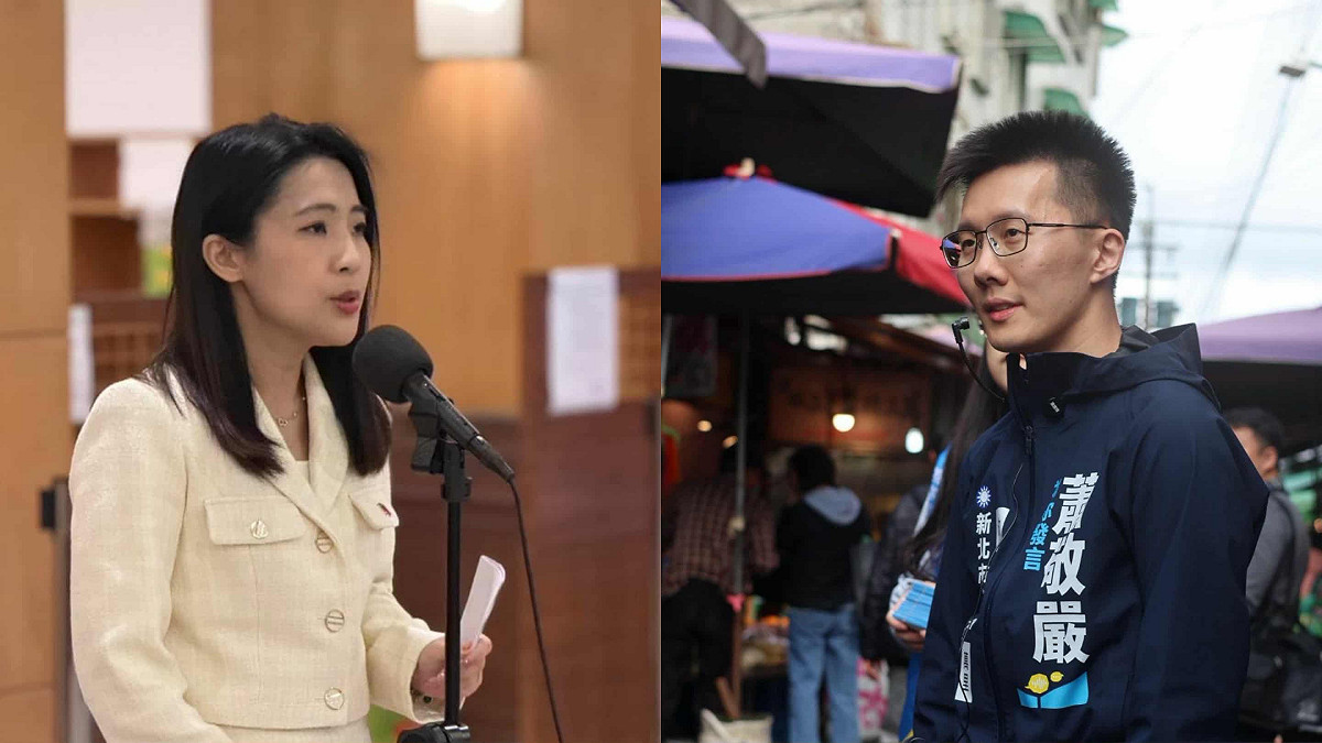 蕭敬嚴曾在節目上嘲諷多名國民黨人士，包括徐巧芯、葉元之與羅智強等人， 圖：翻攝自徐巧芯、蕭敬嚴臉書(新頭殼合成)