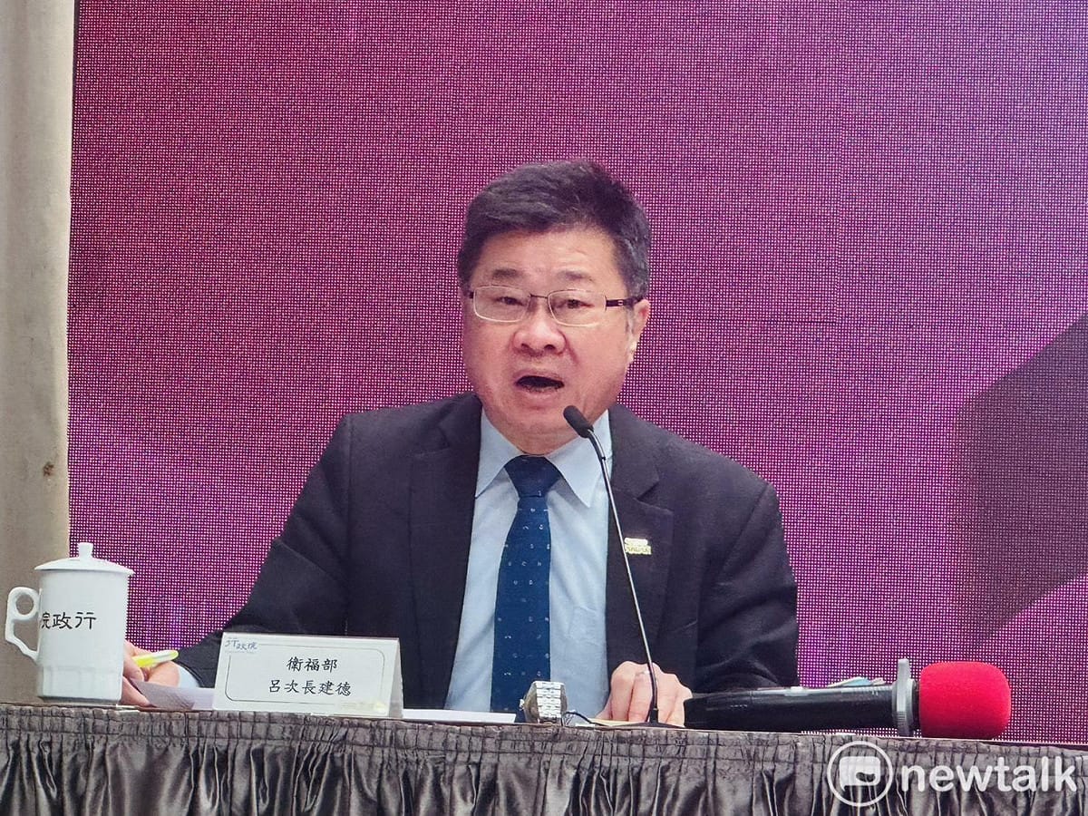 衛生福利部次長呂建德。 圖：謝莉慧／攝