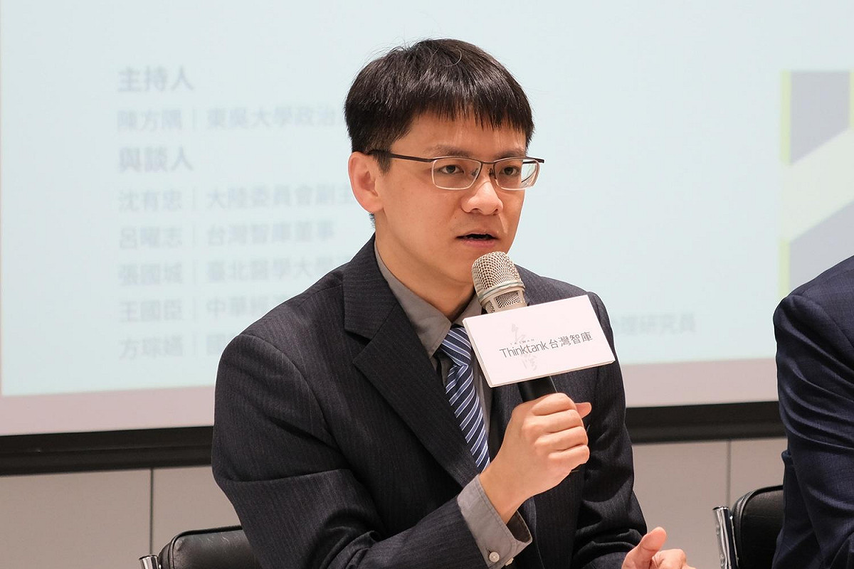 東吳大學政治系副教授陳方隅。 圖：台灣智庫提供