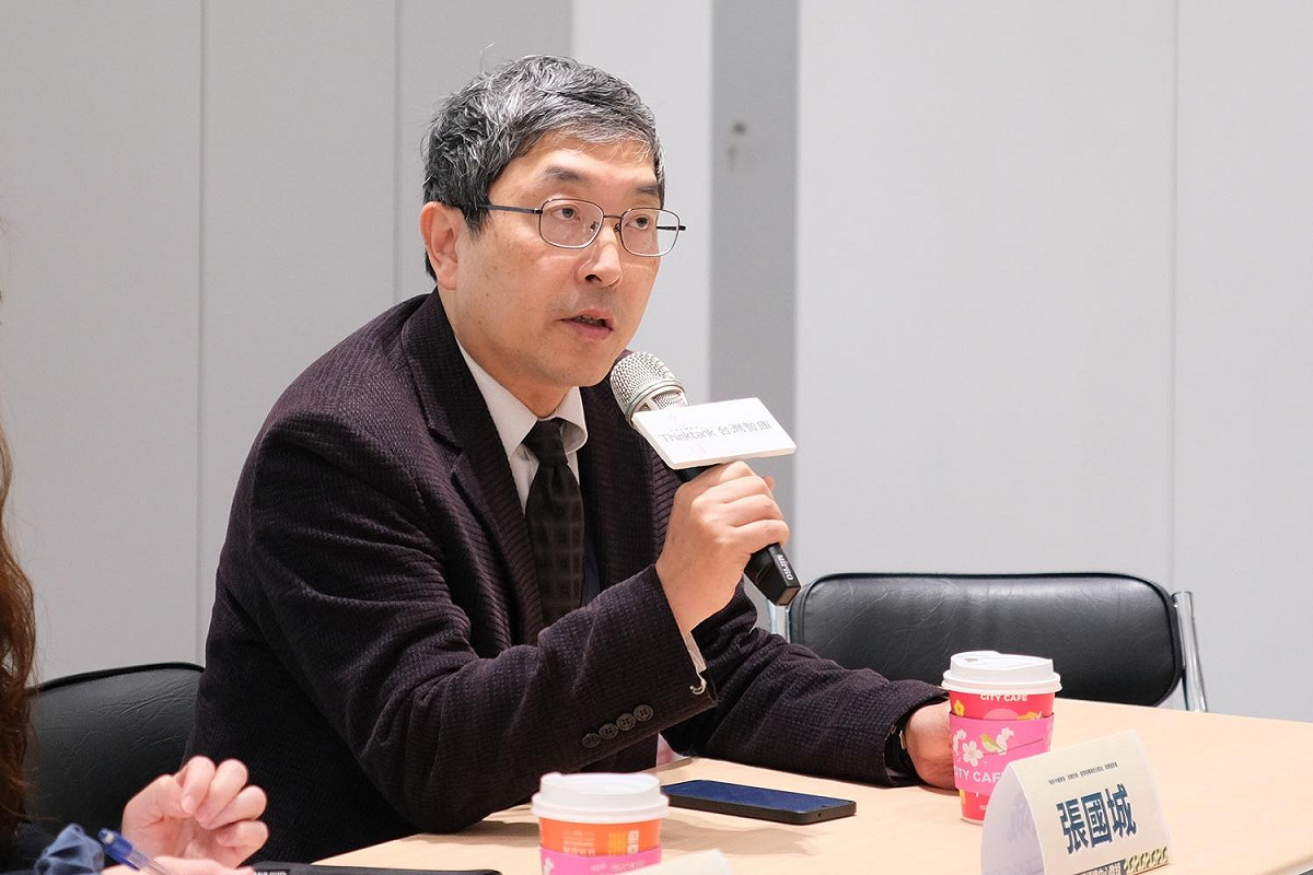 台北醫學大學通識中心教授張國城。 圖：台灣智庫提供
