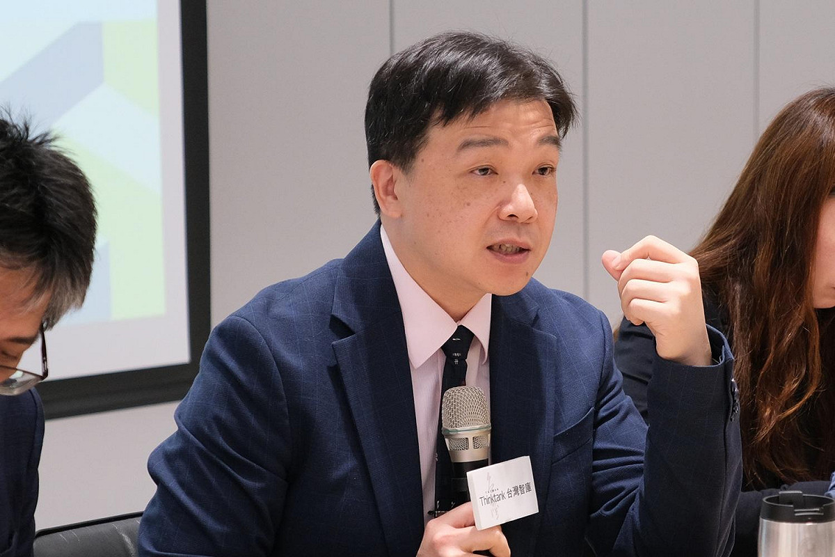 大陸委員會副主委沈有忠。 圖：台灣智庫提供