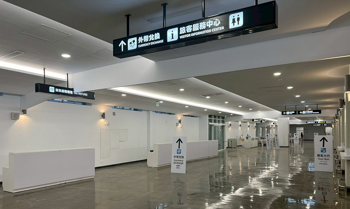蓬萊國際旅運中心旅客大廳。 圖：台灣港務公司/提供