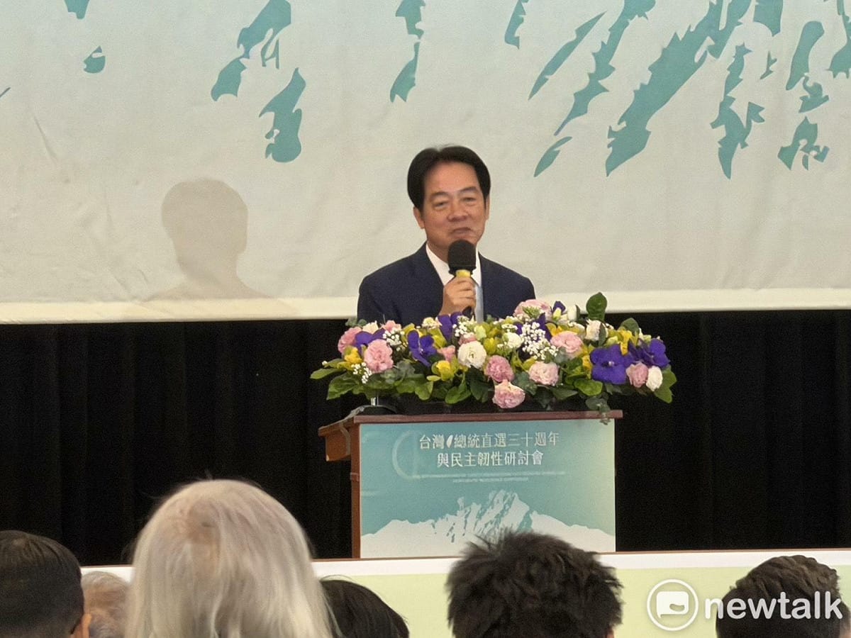 賴清德說，國民黨政府對待台灣人民，比殖民統治的日本對台灣還要差。 圖：高逸帆／攝
