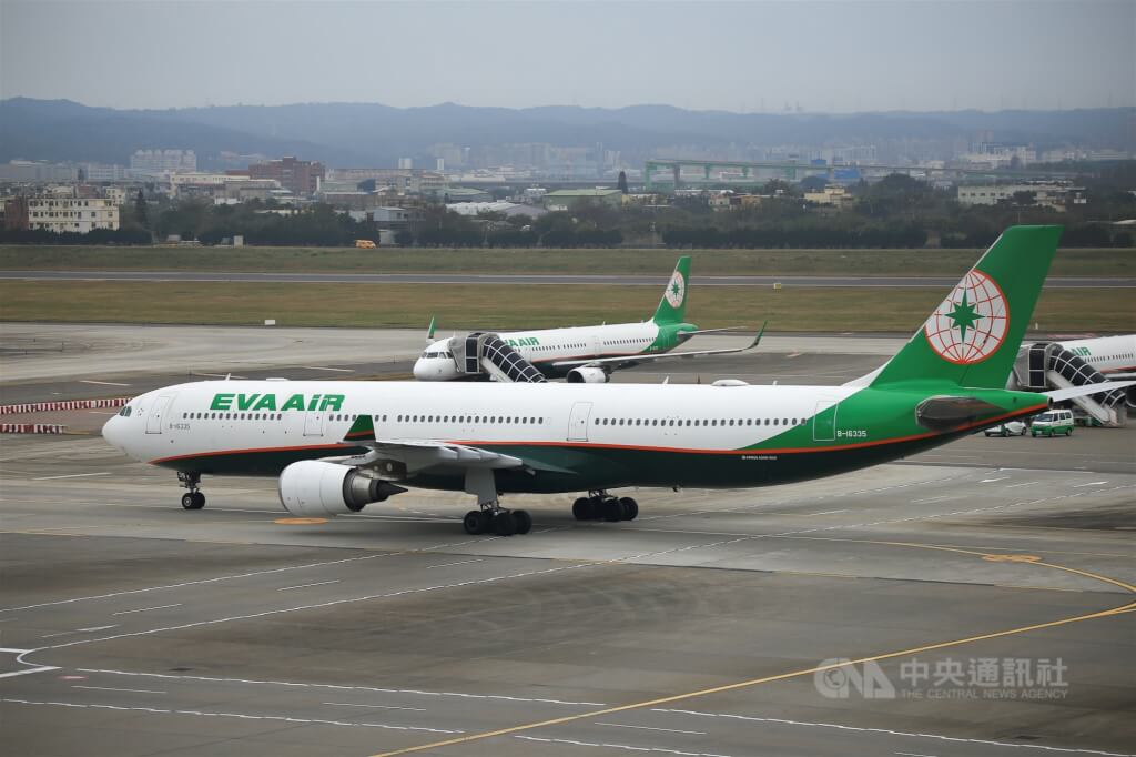 圖為長榮航空客機。（中央社檔案照片）