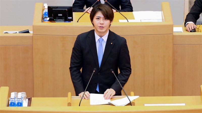 日本神戶市議員上畠寛弘。 圖：翻攝X@NorihiroUehata