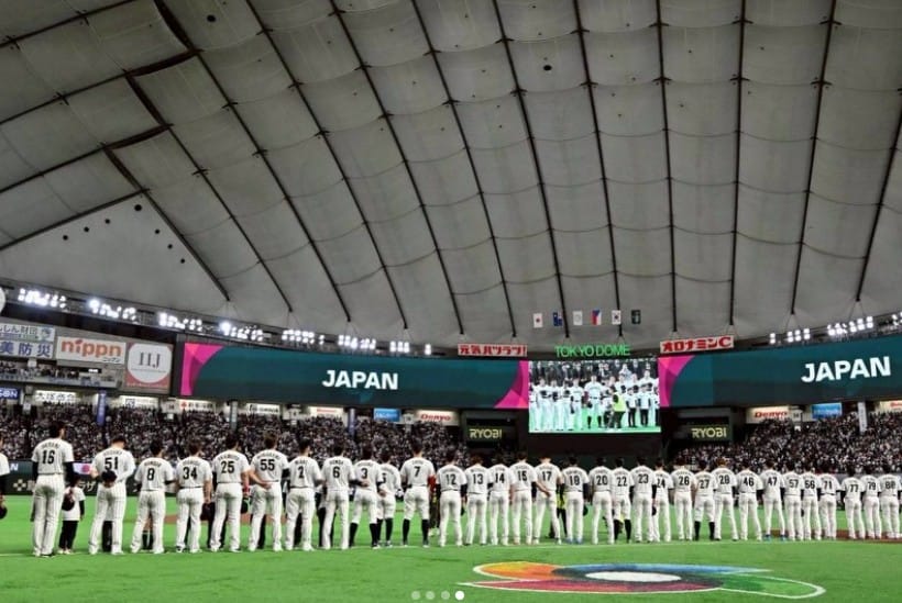 上屆WBC經典賽冠軍日本隊，今(15)日爆冷輸給委內瑞拉，第一次止步8強。 圖：翻攝自大谷翔平IG