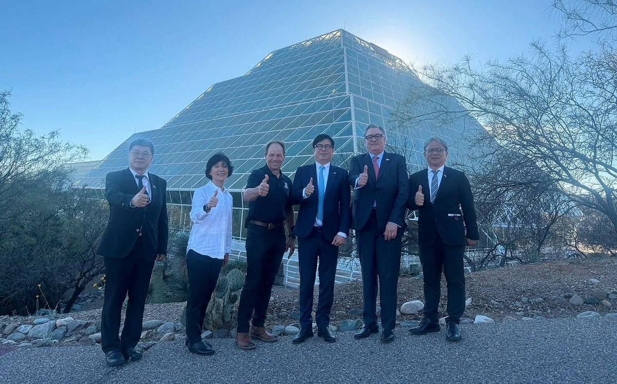 陳其邁參訪美國氣候變遷生態研究設施 加速落實淨零減碳