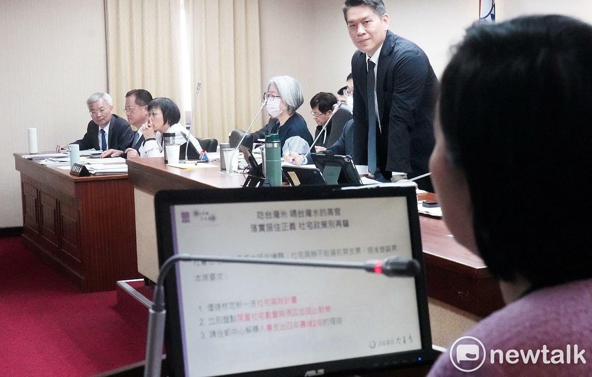 民眾黨中配不分區立委李貞秀今日上演委員會備詢處女秀，但召委李柏毅裁示官員可不必備詢，整場成為「個人秀場」。 圖：張良一／攝
