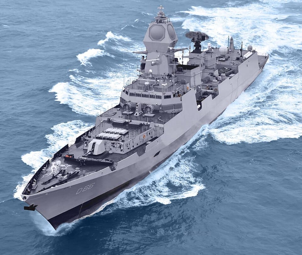 維沙卡帕特南級驅逐艦（Visakhapatnam-class destroyer） 圖：翻攝自 維基百科
