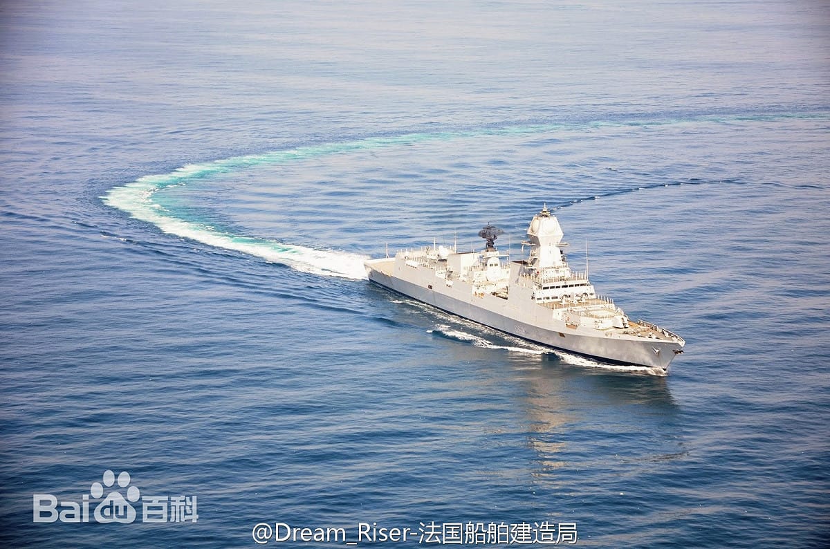 加爾各答級驅逐艦（Kolkata-class destroyer） 圖：翻攝自@Dream_Riser