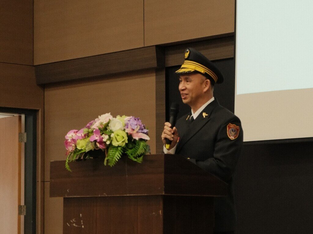 消防署17日表示，內政部核定特種搜救隊長由原消防署整備應變組長劉宏儒（圖）接任，將戮力完成建置全台4處國家級救災物資倉儲。（消防署提供）中央社記者黃麗芸傳真 115年3月17日