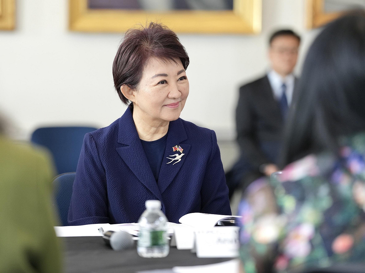 台中市長盧秀燕正在美國訪問。 圖：台中市政府/提供