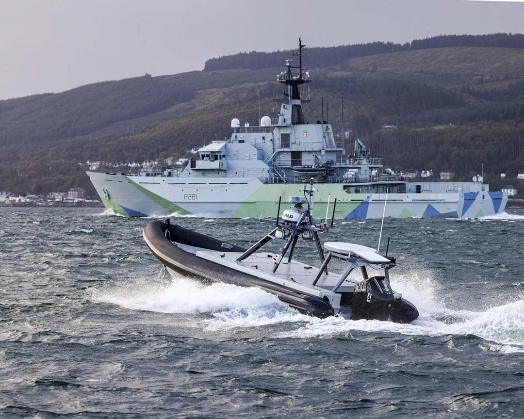 英國海軍無人掃雷系統。 圖：翻攝Royal Navy