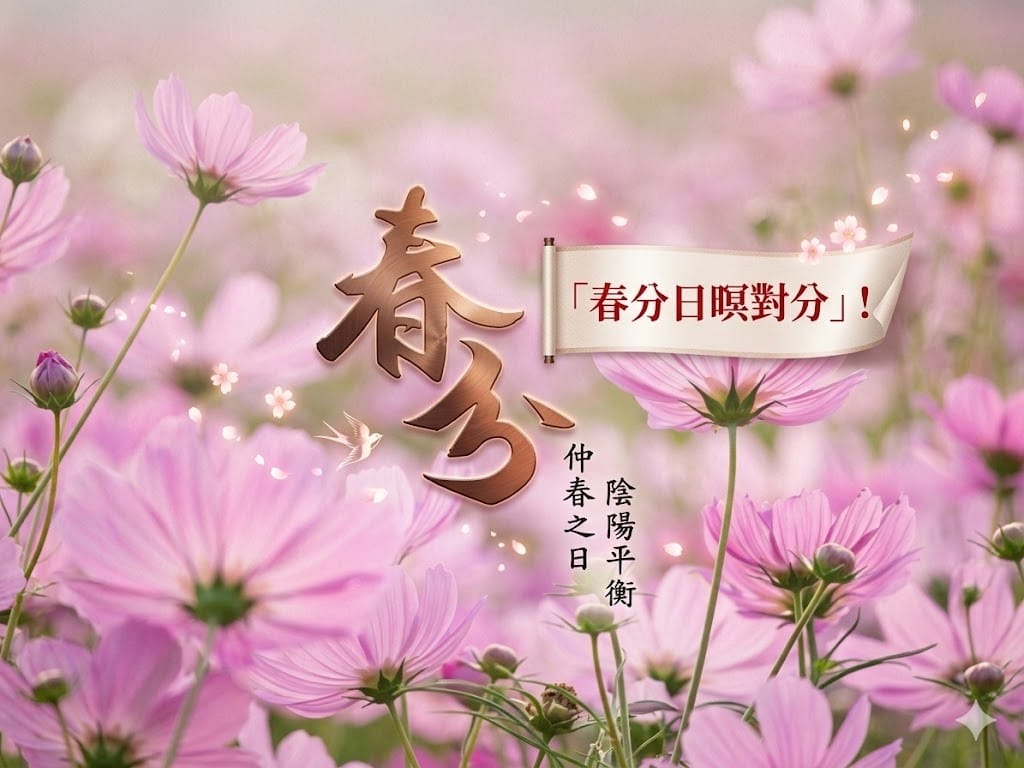 明(20)天就是24節氣的春分。 圖：翻攝自林老師氣象站