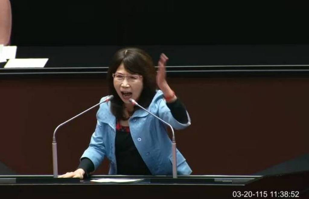 陳昭姿怒嗆賴政府「有本事公開宣布，台灣中國、一邊一國，那才有所謂《國籍法》」，林月琴回嗆，陳昭姿曾當過一邊一國行動聯盟理事長，請問現在還支持嗎？ 圖：截自立法院IVOD