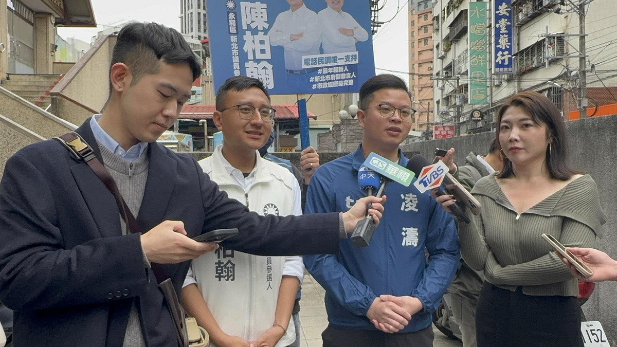 國民黨籍桃園市議員凌濤回應遭國民黨主席鄭麗文一事。 圖：凌濤辦公室／提供