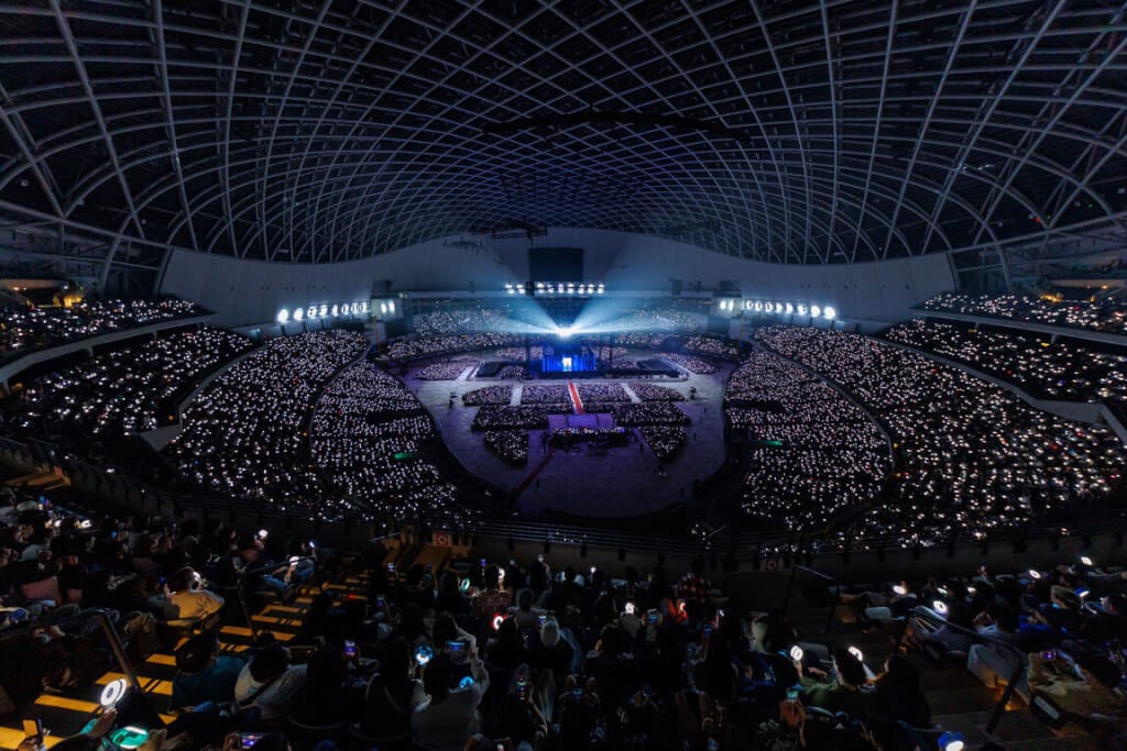 韓國女團TWICE連續3天在台北大巨蛋舉辦THIS IS FOR演唱會，為台灣歌迷粉絲送上多首經典歌曲。（Live Nation Taiwan提供）