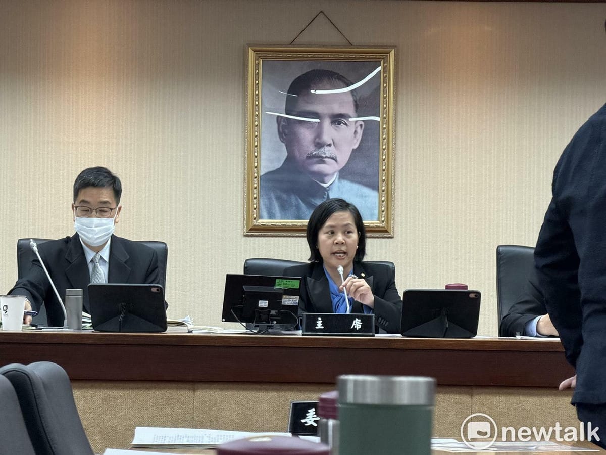 國民黨立委廖先翔一度讓李貞秀擔任「代理主席」，引發綠委抗議。 圖：金大鈞/攝（資料照）