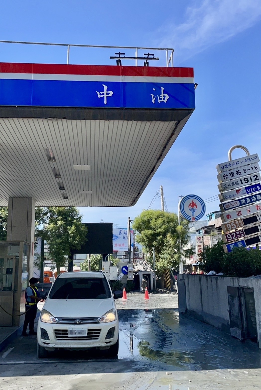 台灣在全球油價位居第39名，每加侖約4.02美元，比美國還便宜。(示意圖) 圖：翻攝自中油臉書(資料照)