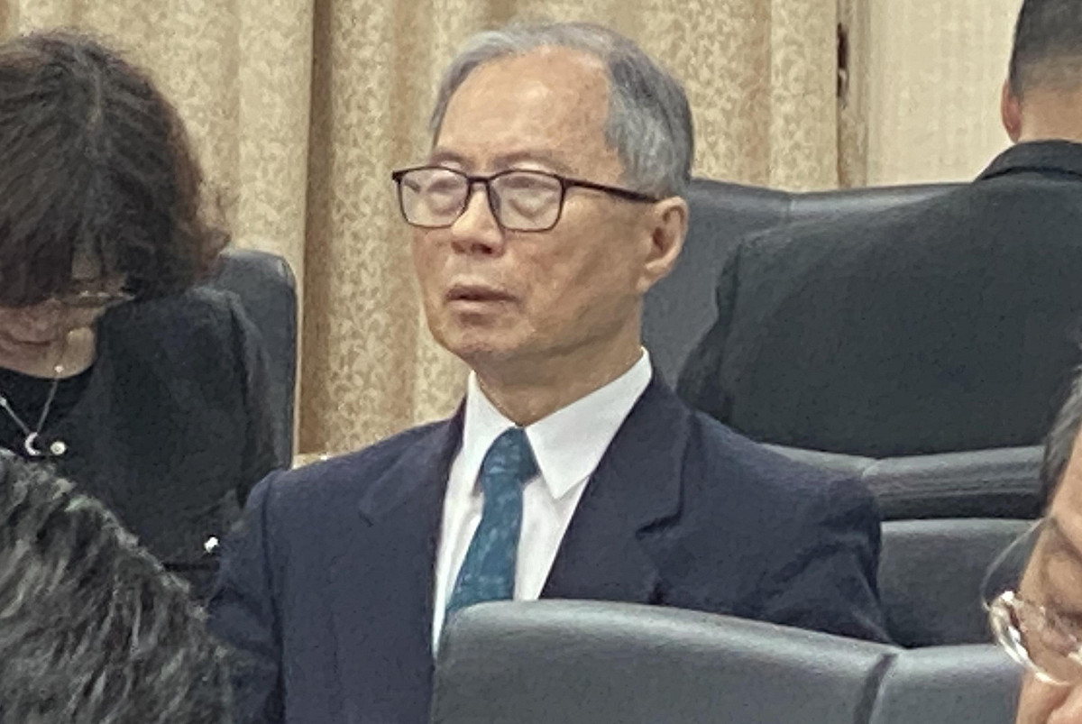 行政院主計總處副主計長蔡鴻坤 圖：林朝億/攝