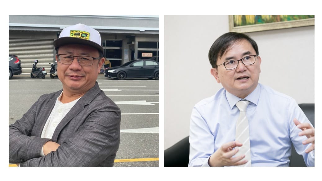 民進黨前立委賴坤成（左）與考慮第七度參選台東縣長前綠營立委劉櫂豪（右）。 圖：新頭殼合成/素材取自當事人社群公開照片