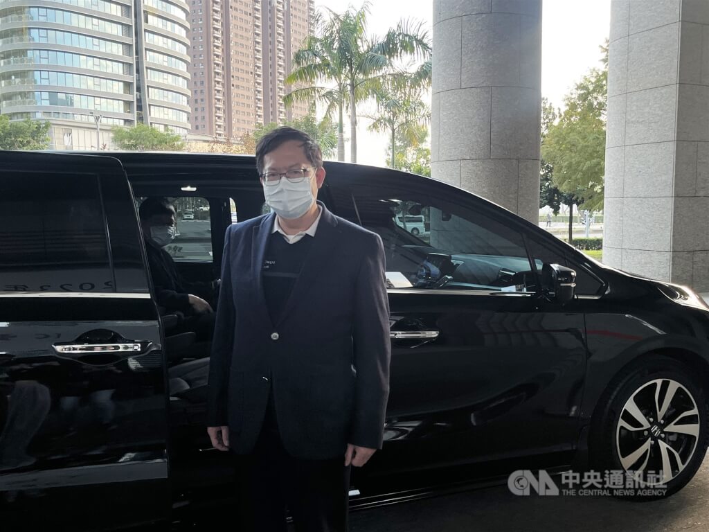 前桃園市長鄭文燦（前）涉華亞科技園區土地開發貪污案，桃園地方法院23日開準備程序庭，勘驗證人筆錄。中央社記者葉臻攝　114年12月23日