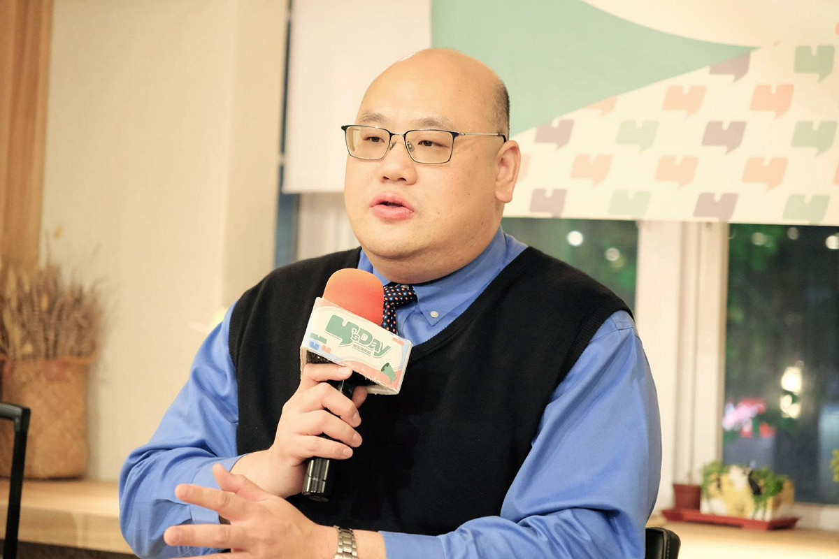 淡江學國際事務與戰略研究所副教授林穎佑。 圖：Y’s Day「週三青年日」提供