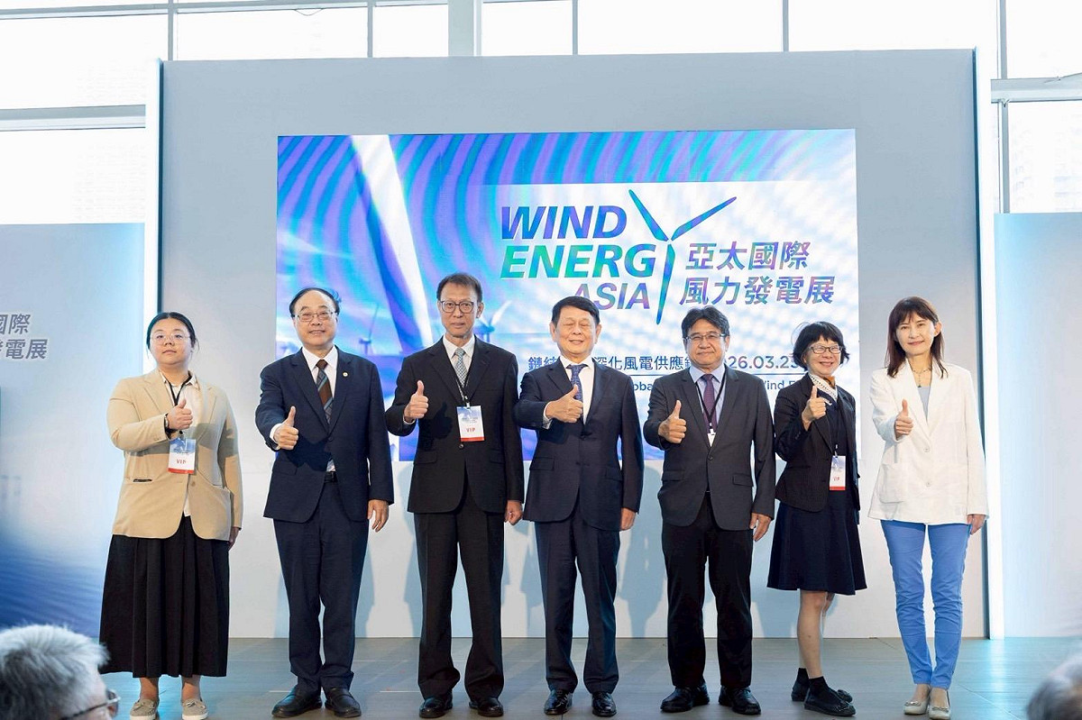 2026亞太國際風電展在高雄展覽館揭開序幕。 圖：茵康國際/提供