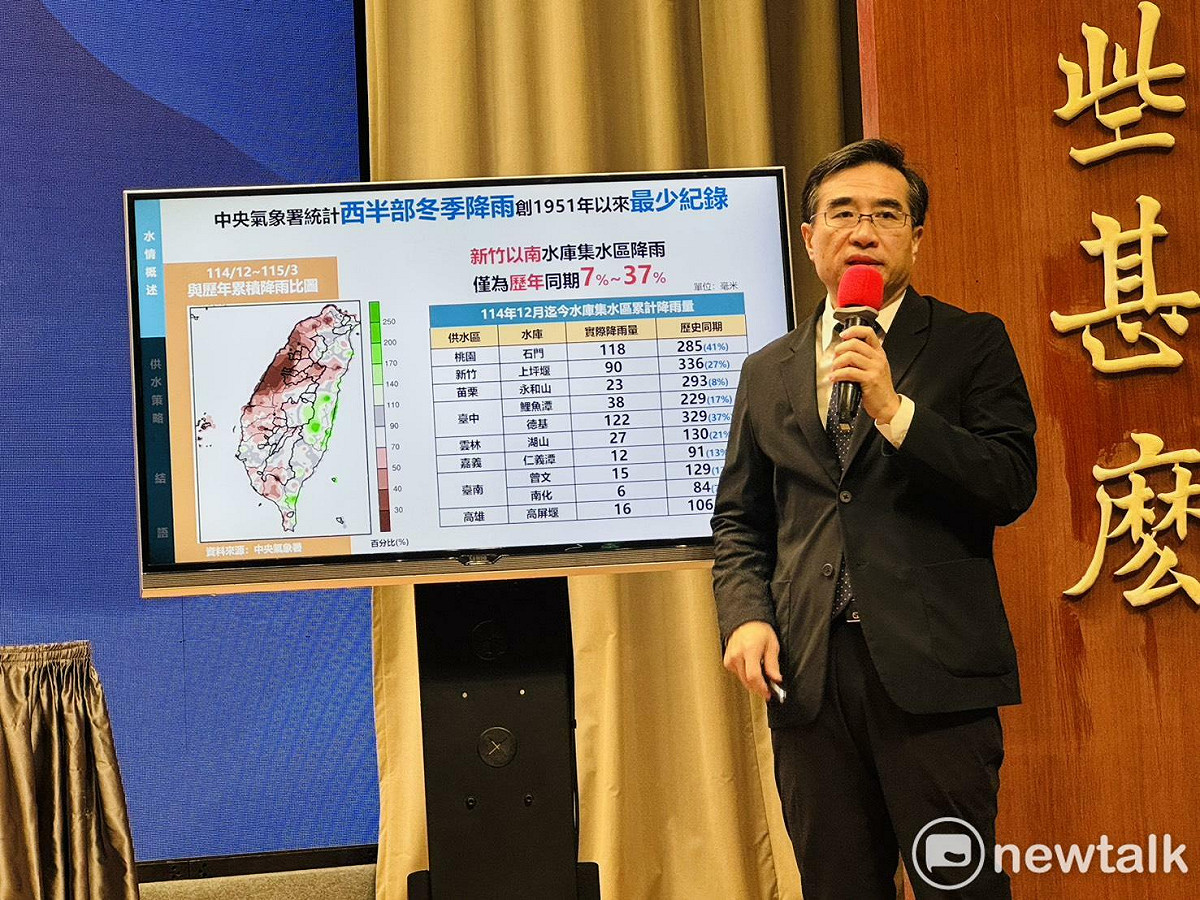 經濟部水利署長林元鵬。 圖：謝莉慧/攝