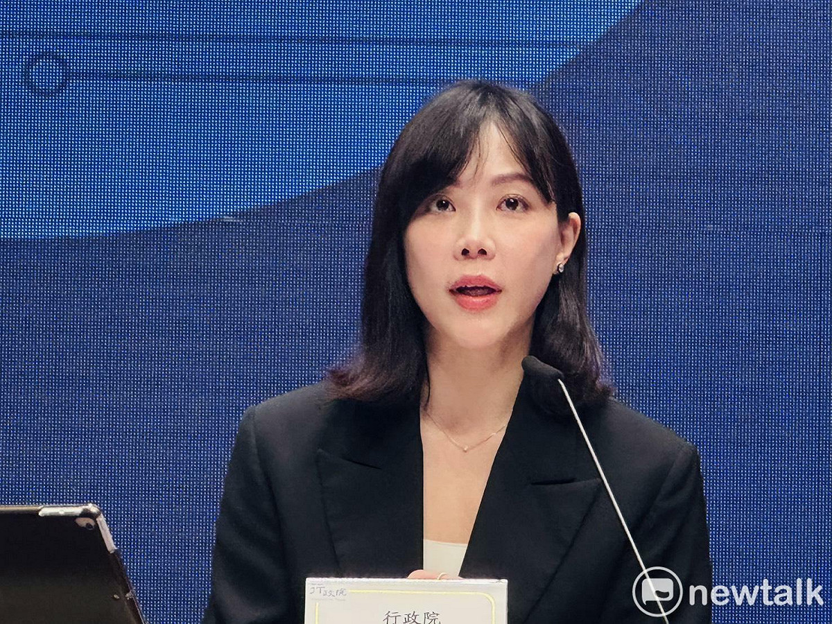 行政院發言人李慧芝。 圖：謝莉慧/攝