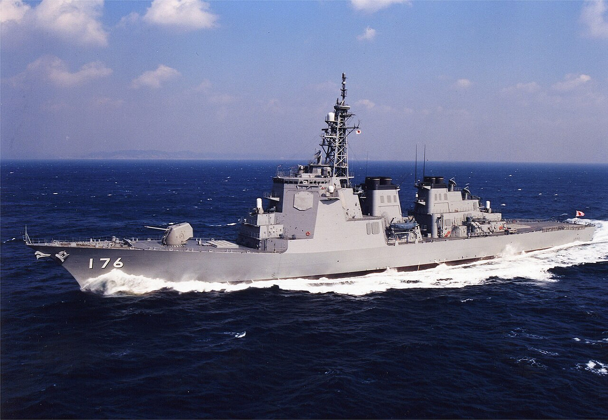 日本海上自衛隊鳥島號驅逐艦 圖：取自維基百科 by 海上自衛隊 C.C. by 4.0