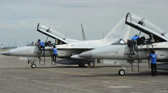韓國之前推的FA-50低端型戰機。 圖 : 翻攝自軍武大V