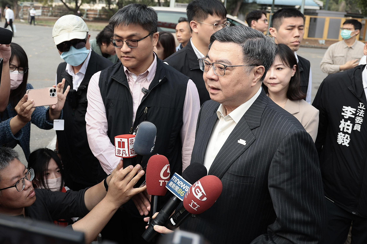卓榮泰出席「高雄第三（楠梓）園區聯外交通整體計畫聯合動土祈福典禮」 圖：行政院提供