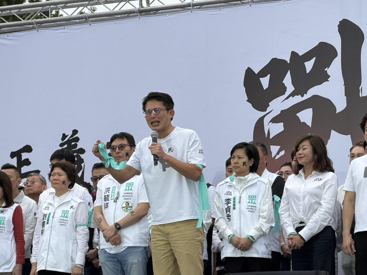 民眾黨主席聲援柯文哲時自責崩潰，認爲自己努力不夠快、不夠多，才讓柯文哲成司法受害者。 圖：金大鈞/攝（資料照）